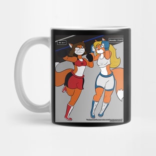 Foxy Boxing- AK Girl v Wondervixen (Art by HM Studios) Mug